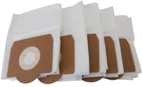 Replacement Microfibre Dust Bags for Titan Wet & Dry Vacuum Cleaner Compatible with 16L 20L 30L 40L Models Pack of 5