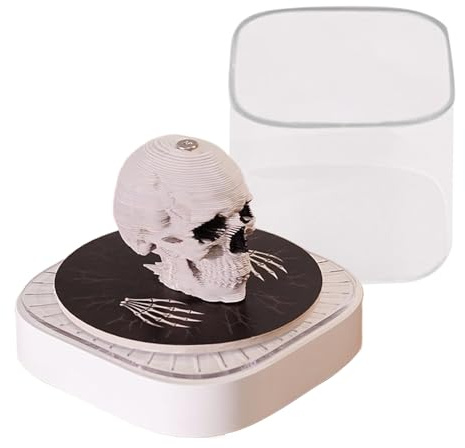 Time Piece Kalender 2026, 3D-Totenkopf-Form, zum Abreißen, Schreibtisch-Dekoration, Memo-Block, für Halloween, Zuhause, Schreibtisch, Schule, Konferenzräume, Führungskräfte, College, Freiberufler