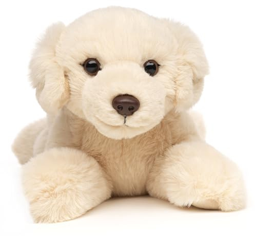 Uni-Toys - Eco-Line - Golden Retriever, liegend - 29 cm (Länge) - Plüsch-Hund - Plüschtier, Kuscheltier