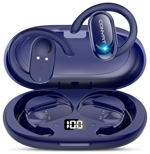 Bluetooth 5.4 Auricolari traduttori in Tempo reale con 164 Lingue, Cuffie Traduttore Simultaneo Vocale con 7 Modalità per Viaggi, Studio, Affari, Blu