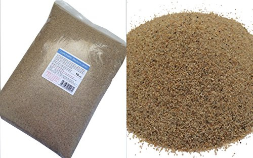 Trustleaf 10kg Natural Colour Silica Sand - Medium Grain - Arts & Crafts - Aquariums