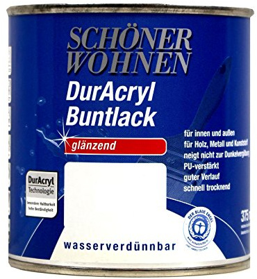 Schöner Wohnen DurAcryl Buntlack Rubinrot 750ml RAL 3003 Glänzend