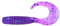 Relax Twister 1 3,5 cm Barsch Forelle Döbel 10 Stück 165 Violett