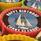 20 x Personalised Sail Boat 5cm High Resolution Cupcake Toppers