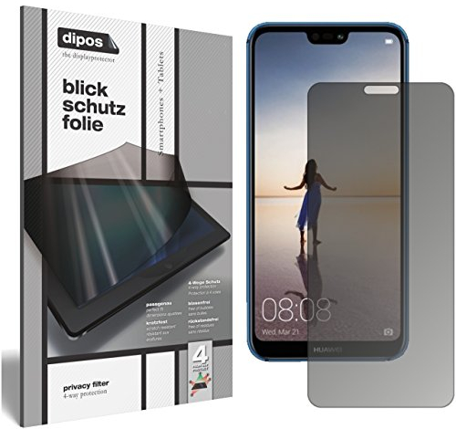 dipos I Protección de la Vista Compatible con Huawei P20 Lite Protector de Pantalla Privacy