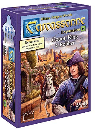 Z-Man Games , Carcassonne Count, King & Robber, Board Game Expansion 6, Ages 7 and up, 2-6 Players, 45 Minutes Playing Time