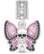 GNOCE Totenkopf Schmetterling Charms Anhänger Motiv 925er Sterlingsilber Ich liebe dich bis zum Tod passend für Armbänder und Halsketten Schmuck Geschenk für Damen Herren