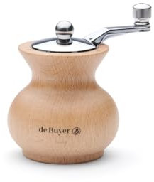 DE BUYER -S392.070101 -moulin sel boogie naturel 7cm, Helles Holz