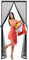 Fliegengitter TüR Magnetisch Insektenschutzrollo, Magnetisch, Volle GrößE, Magnetvorhang KüRzbar, Klettverschluss, Pet freundlich, Dachfenster - Schwarz 140x220cm