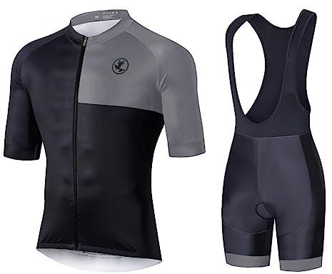 UGLY FROG Rennrad MTB Männer Fahrrad-Club Cycling Team Bekleidung Jersey Shirts Kurze Hosen Set Sportbekleidung DEQTao08