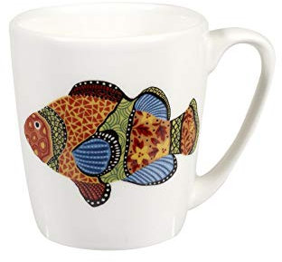 Churchill China Paradise Fish Acorn Design Clown Fish Mug Cup 300ml