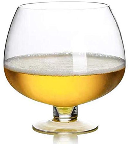GAOGAO Vasos de brandy de cristal súper grandes de 2000 ml a 12000 ml, para bebidas de bar, vino sorprendido (12000 ml)