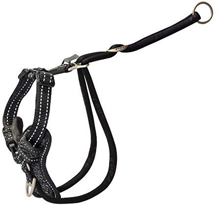Rogz Stop Pull Hundegeschirr, reflektierend, klassisch, Größe M, Schwarz