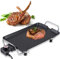 Large Teppanyaki Grill for 4-6 People, Electric Table Top Grill Griddle Smokeless Non-Stick Barbecue Hot Plate for Grilling Cooking Baking Barbecue, High Power 1500W, 67x29.5x8.5CM