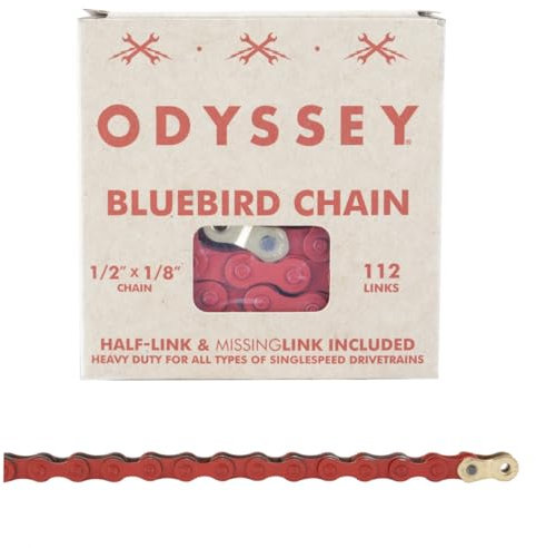 Odyssey BMX Bluebird Kette | rot | Standard
