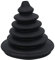AB Tools 75mm Black Outboard Engine Control Bellow Splashwell Grommet Cable Wire
