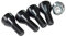 Bisenya Rim Lock Set M12 x 1.5 Compatible con E81 E87 E82 E46 E90 E91 E92 E93 E60 E61 E63 E64 Z4 E85 E86#36136786419 36131180882 36136764057