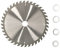 KOTARBAU® Disco de corte para madera, 40 dientes, Ø 300 mm, Disco de cierra circular, Hoja de sierra, Discos de corte, Hojas de sierra de acero duro, Incluye 4 anillos de reducción