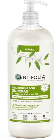 Centifolia Gel Douche Surgras Bio Verveine Citronnee 1l