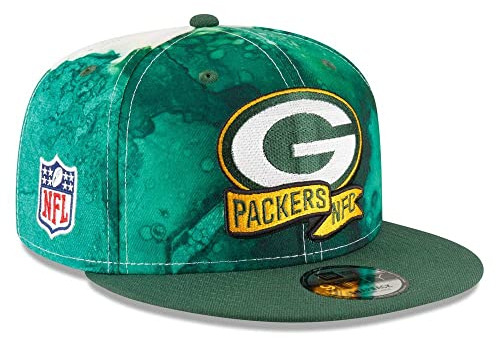 New Era - NFL 9FIFTY - Green Bay Packers Sideline Unisex Cap Multicolor 100% Polyester Fan-Merch