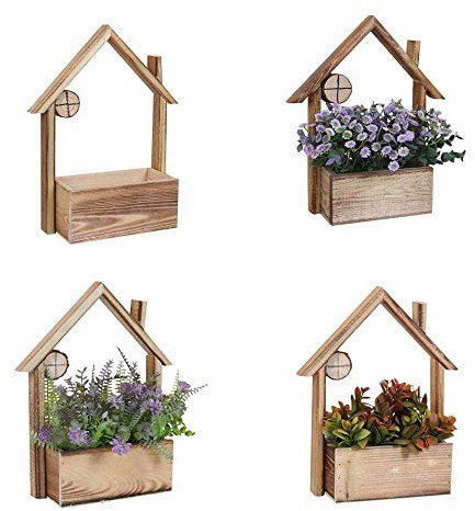 FLBT Étagère Murale en Bois pour jardinière, Pots de Fleurs Needed