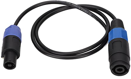 Dioche 1M Speakon To Speakon Speakon Cable 1M Pvc Speaker Cable Professional Male To Female 4 Core Plug Ohm Head Speaker Cable Cord For Speaker
