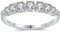 Yaresul 1Karat Moissanite-Diamant Ring Silber 925 Damen Halb-Ewigkeit Ring Eheringe für Frauen, D Farbe VVS1, Rundschliff, Schmaler Vorsteckring Ring Größe 49.3(15.7)