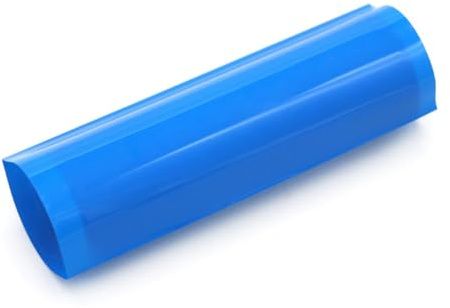 50/100/500 Stück 18650/21700/26650 Lipo-Akku-Verpackung, PVC-Schrumpfschlauch, vorgeschnittene isolierte Folie, Schutzabdeckung, Hüllenpackung, Ärmel, Blau, 21700-Folie, 100 Stück