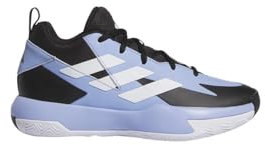 adidas Unisex Cross 'Em Up Select Mid Trainers Kids Basketball-Schuhe, Blue Spark/core Black/Cloud White, 38 2/3 EU