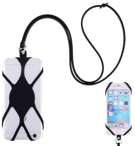 simarro Universal Handy Umhängeband, Silikon Handy Umhängeband Umhängeband Anti-Fall Handy Schutzhülle kompatibel Handykette mit den meisten Handys Silikon Handykette