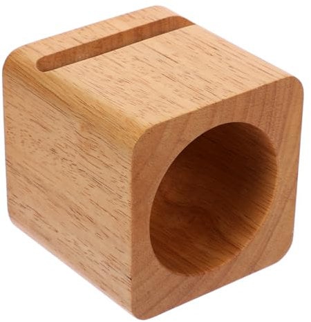 OKUMEYR Handyhalter Aus Holz Tischständer Mit Verstärkung Natürlicher Sound-Booster Handy-ständer Ohne Strom Kreativer Telefon-Holder