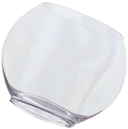 Transparent Fish Tank Vase Fleur Vase Betta Fish Tanks Décorer Conteneur Hydroponique Fish Tank Hydroponique Vase Terrarium Table Aquarium Réservoir Verre Eau Culture Fournitures