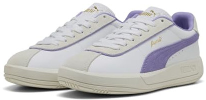 PUMA Club KLASSIKA, Scarpe da Ginnastica Donna, White-Lavender Alert-Warm White, 37.5 EU