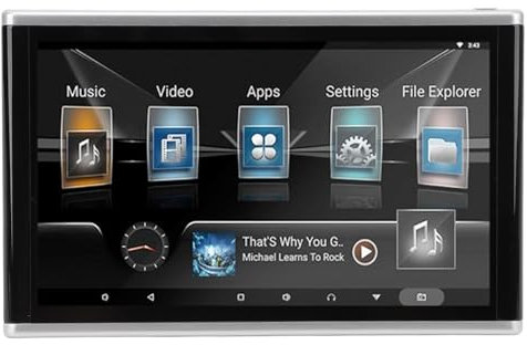 10,1-Zoll-4K-Kopfstützen-Tablet für TV-Monitore Im Auto-Rücksitz