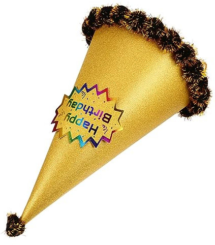 CORHAD Glitzernde Geburtstagshüte Aus Papier Dekorative -hüte Mit Pompons Für Partys Und Feiern Für Erwachsene Und Bringen Spaß Und Festliche Stimmung