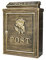 An der Wand montierter Briefkasten, Villa-Briefkasten, idyllischer Zeitungskasten für den Außenbereich, kreativer Retro-Briefkasten aus Aluminiumguss, regendichter, wasserdichter Briefkasten, Briefkas