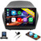4G+64G Autoradio mit Navi für Hyundai IX35 2010-2015 mit Carplay Android Auto,Android 13 Autoradio mit 10 Zoll Bildschirm,Bluetooth Mirror Link WiFi FM/RDS HiFi+Rückfahrkamera