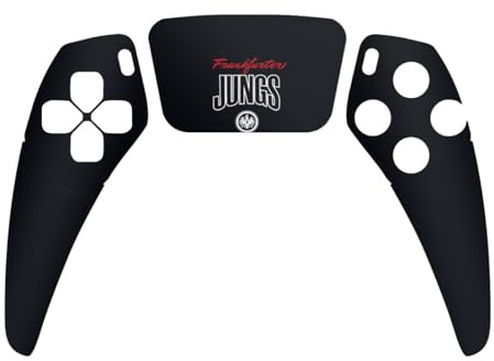 DeinDesign Skin kompatibel mit Sony Playstation 5 Controller PS5 Folie Sticker SGE Eintracht Frankfurt Offizielles Lizenzprodukt