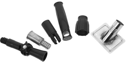 DINHEAROM 5-teiliger Teleskopstangen-Adapter Mit Gewindeende-ersatz, Gewindeende-ersatz-reparatursatz Für Besenstiel Und Pinsel-verlängerungsstange