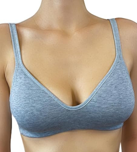 GIOS - Reggiseno Aroma Coppa B (IT, Taglia della Coppa & Taglia della Fascia, B, 5, Grigio)