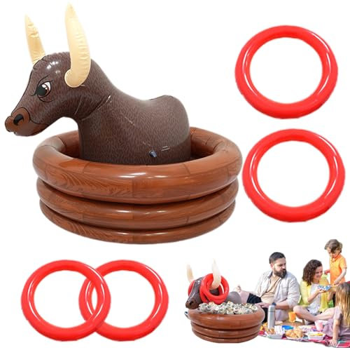 Inflatable Beverage Cooler with Ice Bucket – Beer Party Decoration with for Oktoberfest, Beaches, Picnic and Outdoor Celebrations