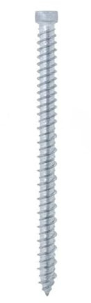 bricoleva.it Set di 100 Viti di Ancoraggio Diretto per Calcestruzzo, a Muro senza Tassello, Impronta Torx. Turbo, Turboviti per Cemento - TC Testa Cilindrica 7,5x72 mm