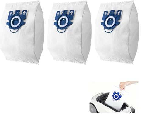 6 Pack GN Vacuum Hoover Bags Replacements Compatible with Miele Classic C1, Complete C1/C2/C3, S227, S240, S280, S400, S6, S2, S5, S400i-S456i Canister Vacuum Cleaners,Blue Filtration Bags