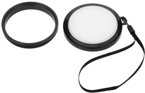 NinGYiYan White Balance Lens Cap for Digital Cameras, Accurate Color Correction, High Impact ABS Material, Durable Photography Accessory, Easy to Use, Universal Fit