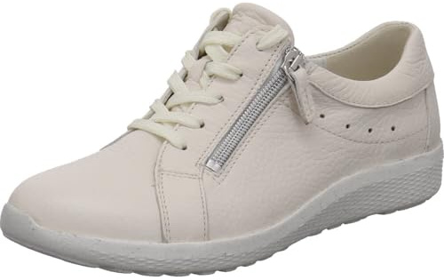 Waldläufer K-Ira Damen Schnürschuh Leder weiß/rosa