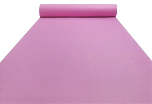 DSFIHJO Tapis de Mariage Tapis Rouge, Tapis d'allée, Roses for décoration d'ouverture, événement de Mariage, fête, célébration Tapis pour cérémonie de Mariage(Pink,1.5M)