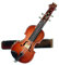 Miniblings Geige Krawattennadel Krawattenhalter +Box Instrument Violine 5cm Holz - Handmade Modeschmuck I Herrenschmuck Männerschmuck Schlipsklammer Krawattenklammer