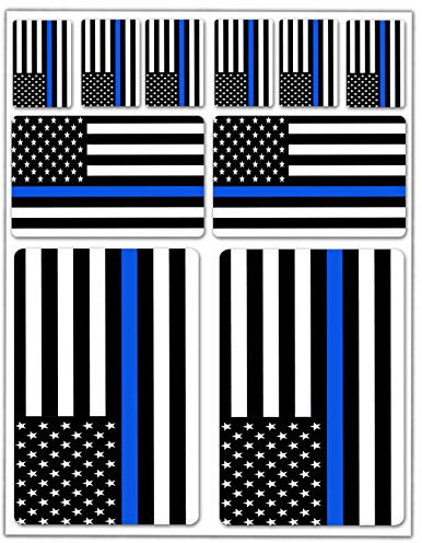 Biomar Labs National Flag Vinyl Sticker Set Weatherproof Self Adhesive Country Flag Decals for Car Motorcycle Bicycle Scooter Helmet Interior Exterior (USA American National Flag D 37)
