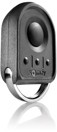 Somfy 1870880 - Keygo io Fernbedienung | zur Steuerung von bis zu 4 Garagentormotoren oder Io-Torantrieben, Schwarz