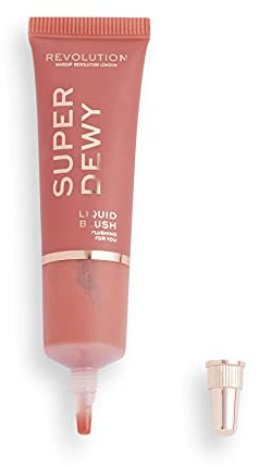 Makeup Revolution, Superdewy Liquid Blusher, Flushing For You, 15 ml